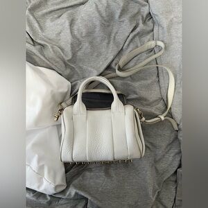 Alexander Wang White mini rockie bag